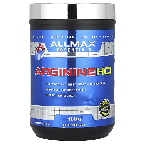 ALLMAX, 必需營養素，精氨酸鹽酸鹽，5 克，14.11 盎司（400 克）