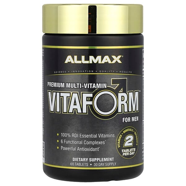 ALLMAX, Vitaform，優質男性多維生素，60 片