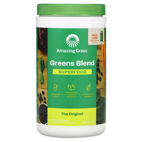 Amazing Grass, 綠色超級食品原創，17盎司（480克）