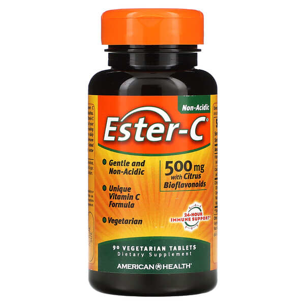 American Health, Ester-C 酯化維生素 C，500 毫克，90 片素食片