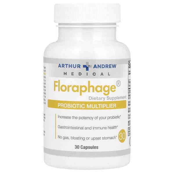 Arthur Andrew Medical, Floraphage，益生菌倍增劑，30 粒膠囊