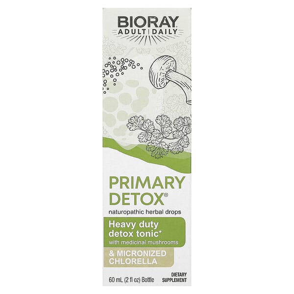 Bioray, Primary Detox,強力解除毒素滋補品,不含酒精,2 液量盎司(60 毫升)
