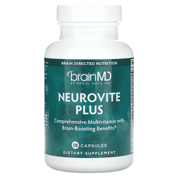 BrainMD, Neurovite Plus，120 粒膠囊