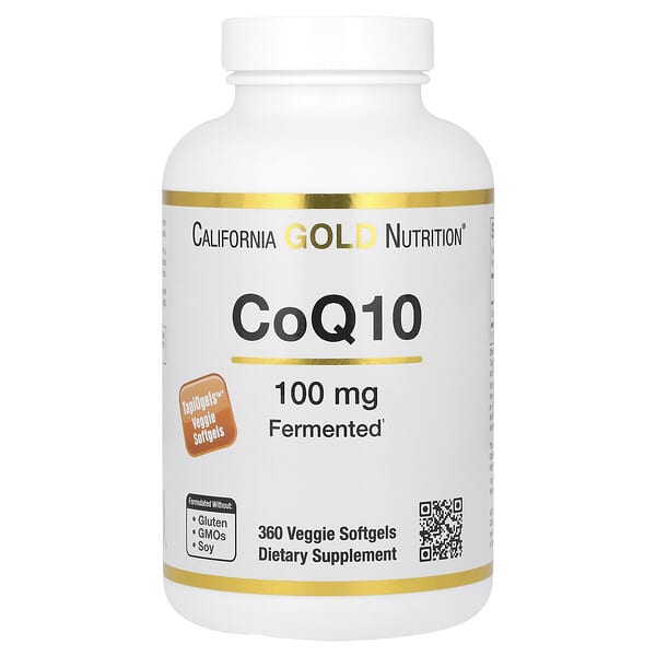 California Gold Nutrition, 輔酶 Q10 素食軟凝膠,100 毫克,360 粒
