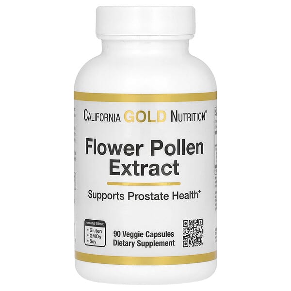 California Gold Nutrition, 花粉提取物,90 粒素食膠囊