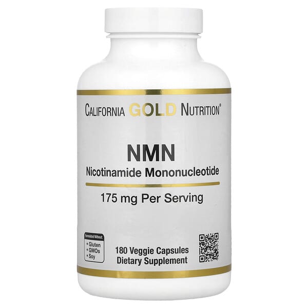 California Gold Nutrition, NMN,175 毫克,180 粒素食膠囊