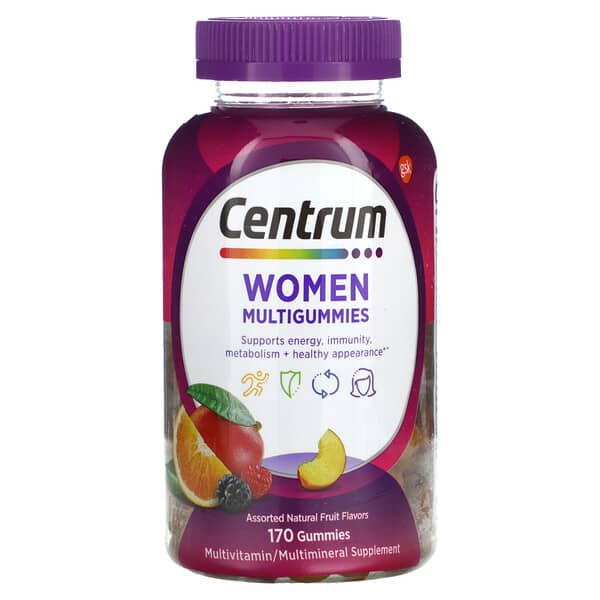 Centrum, 女士專用多維生素軟糖,什錦天然水果味,170 粒