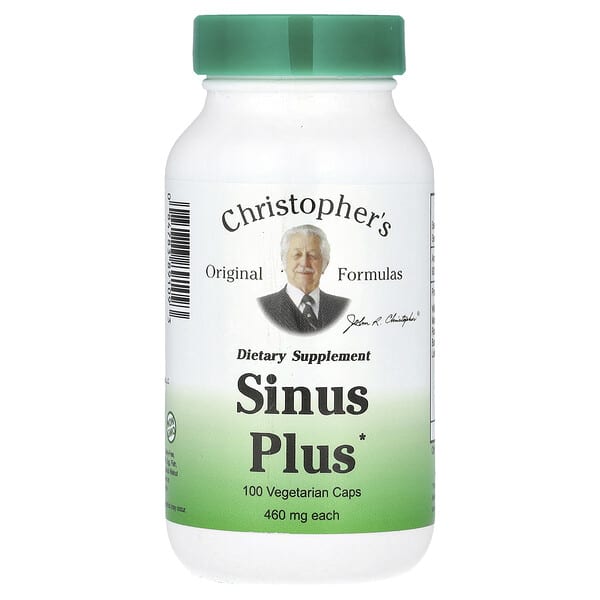 Christopher's Original Formulas, 通鼻升級素食膠囊，475 毫克，100 粒