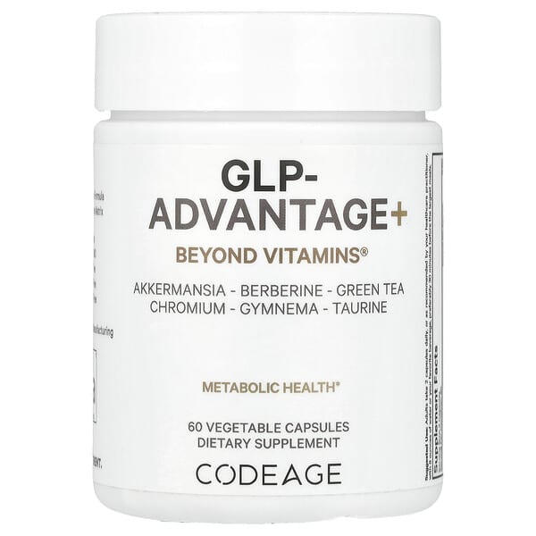 Codeage, GLP-Advantage+,Beyond Vitamins®,60 粒素食膠囊