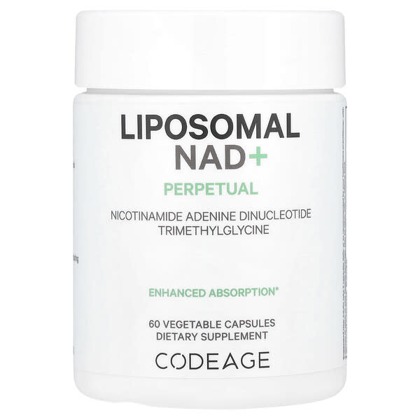 Codeage, 脂質體 NAD+，Eternal，煙醯胺腺嘌呤二核苷酸三甲基甘氨酸，60 粒膠囊