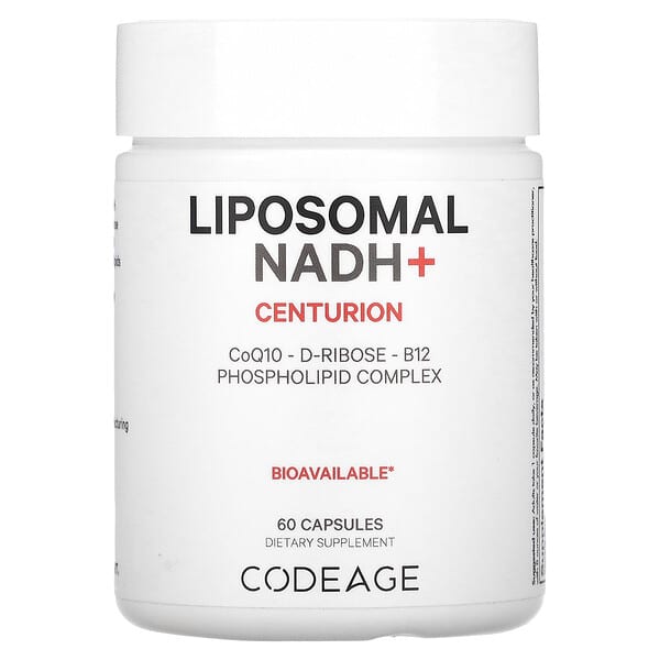 Codeage, 脂質體 NADH+，Centurion，60 粒膠囊