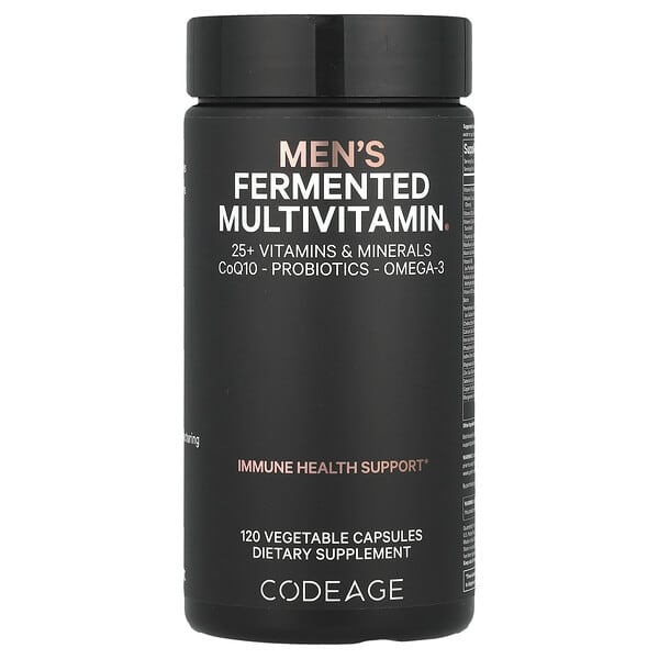 Codeage, 男性發酵多維生素，120 粒素食膠囊