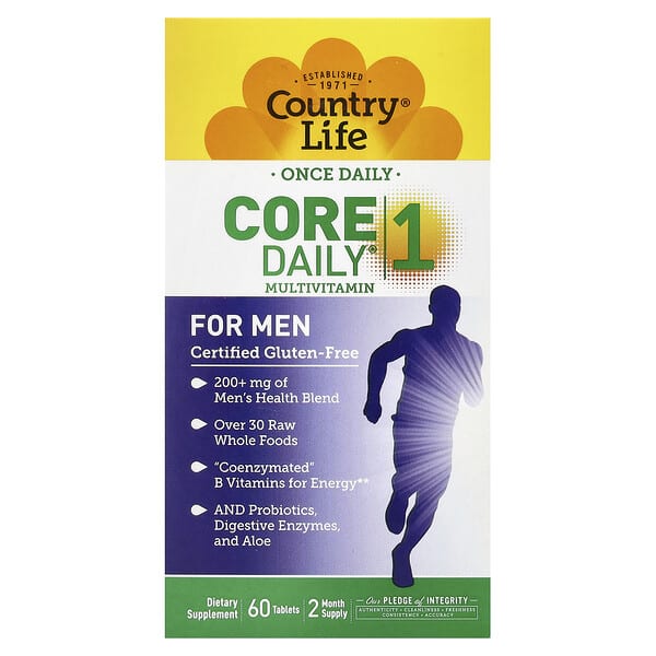 Country Life, Core Daily® 1 復合維生素,男性,60 片