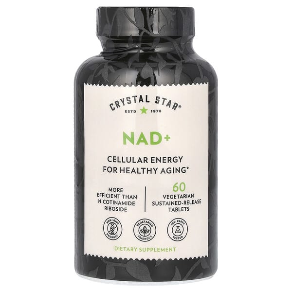 Crystal Star, NAD+，60 片素食緩釋片