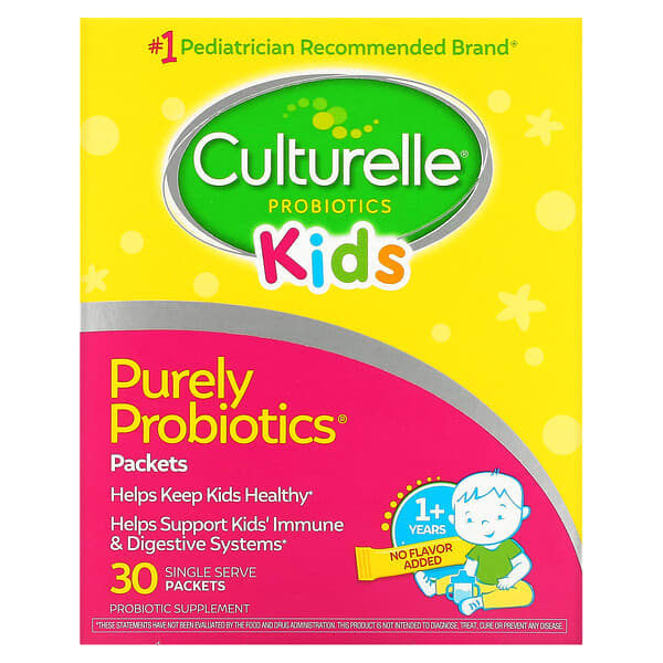 Culturelle, 兒童，純益生菌，30 個獨立包裝