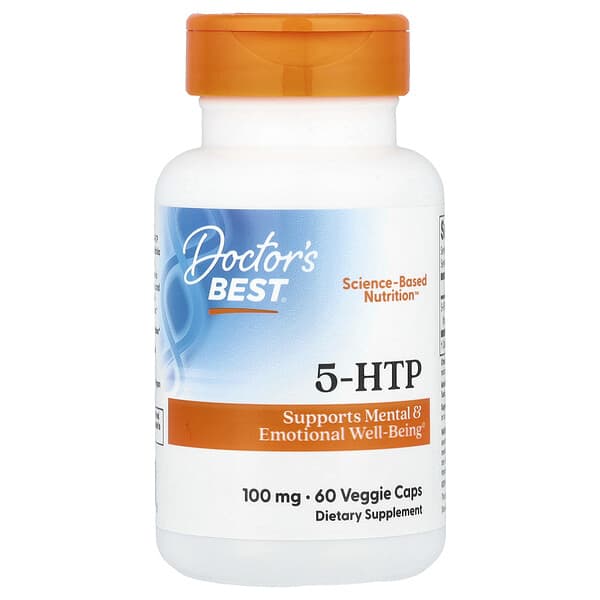 Doctor's Best, Best 5-HTP，100 毫克，60 粒素食膠囊