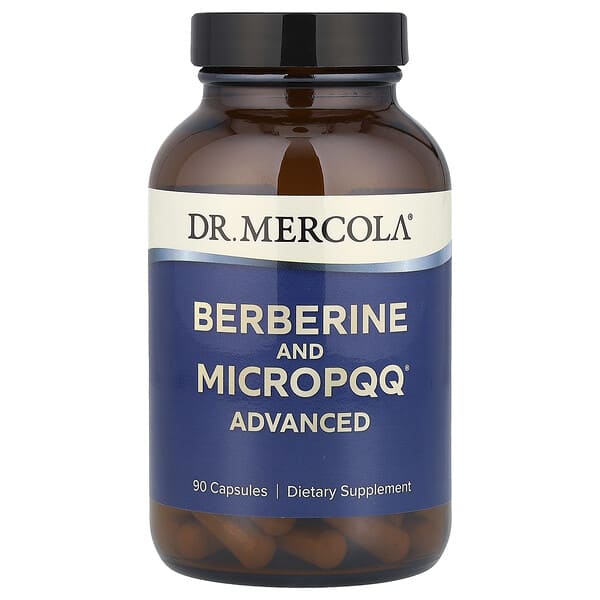 Dr. Mercola, 黃連素與吡咯喹啉醌高級型，90 粒膠囊