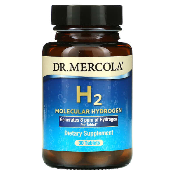 Dr. Mercola, H2 氫分子，80 毫克，30 片