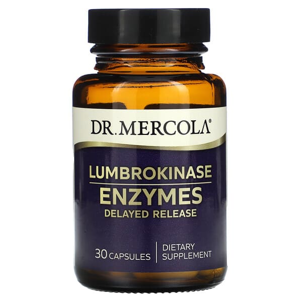 Dr. Mercola, 蚯蚓纖溶酶，30 粒膠囊