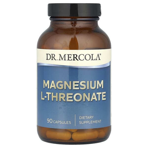 Dr. Mercola, L-蘇糖酸鎂，90 粒膠囊