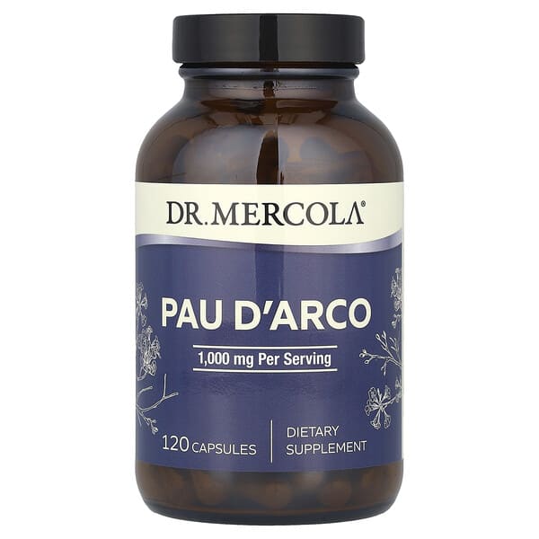 Dr. Mercola, 保哥果，1,000 毫克，120 粒膠囊（每粒膠囊 500 毫克）