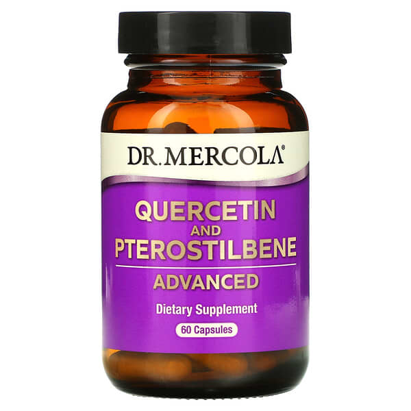 Dr. Mercola, 槲皮素與紫檀芪高級型，60 粒膠囊