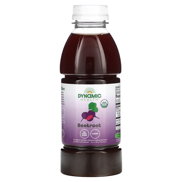 Dynamic Health, 有機認證甜菜根，16液體盎司（473毫升）
