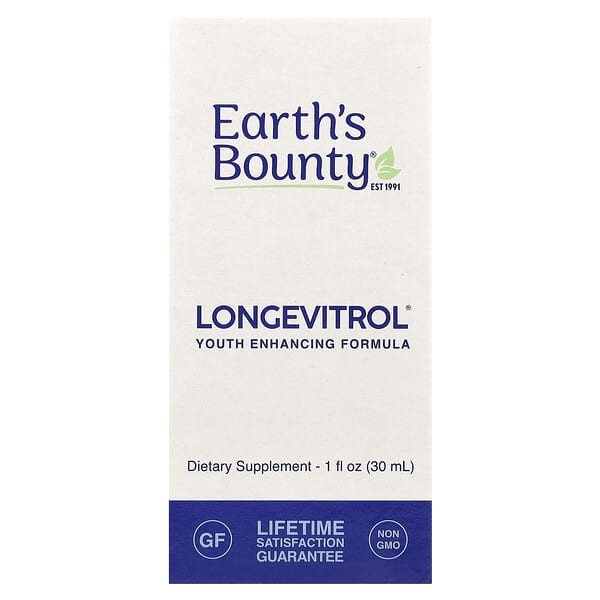 Earth's Bounty, Longevitrol®，年輕優化配方，1 液量盎司（30 毫升）