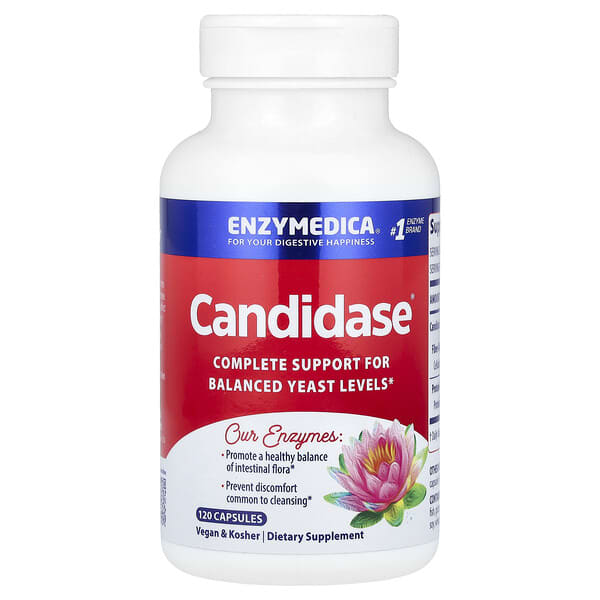Enzymedica, 假絲酵母,120 粒膠囊
