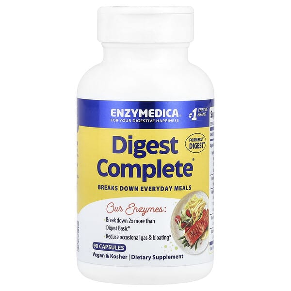 Enzymedica, Digest Complete® 消化，90 粒膠囊