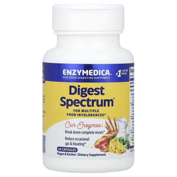 Enzymedica, Digest Spectrum®，30 粒膠囊