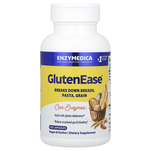 Enzymedica, GlutenEase®,120 粒膠囊
