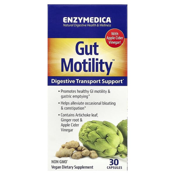 Enzymedica, Gut Motility,消化輸送幫助,30 粒膠囊