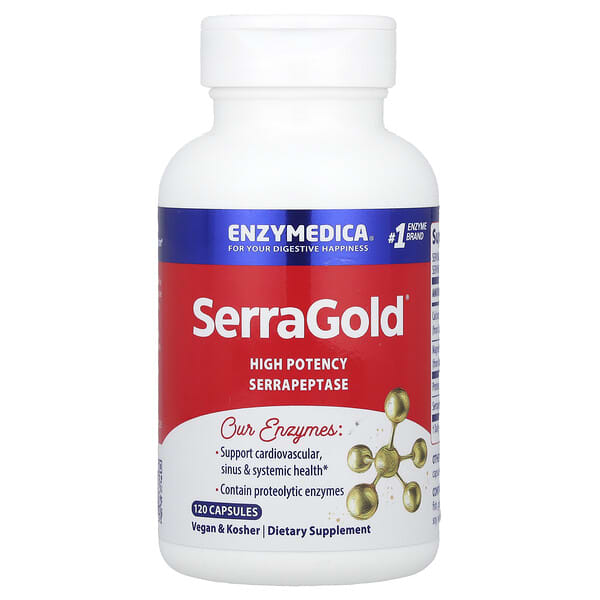 Enzymedica, SerraGold,120 粒膠囊