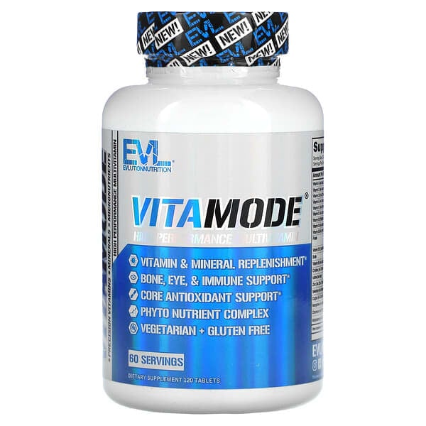 EVLution Nutrition, VitaMode,高性能復合維生素,120 片