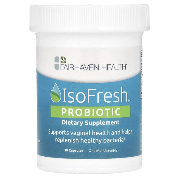 Fairhaven Health, IsoFresh 益生菌，30 粒膠囊