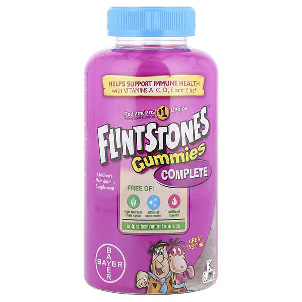 Flintstones, Gummies Complete,兒童多種維生素補充劑,180粒軟糖