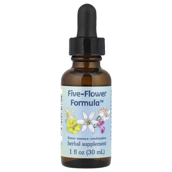 Flower Essence Services, 五花配方，花卉精華組合，1 液量盎司（30 毫升）
