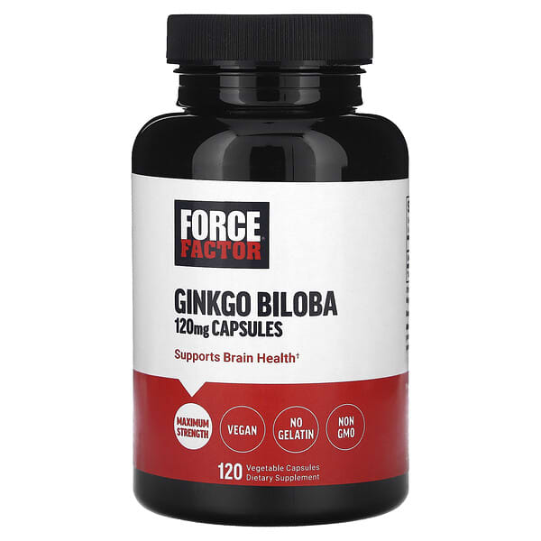 Force Factor, 銀杏，120 毫克，120 粒素食膠囊