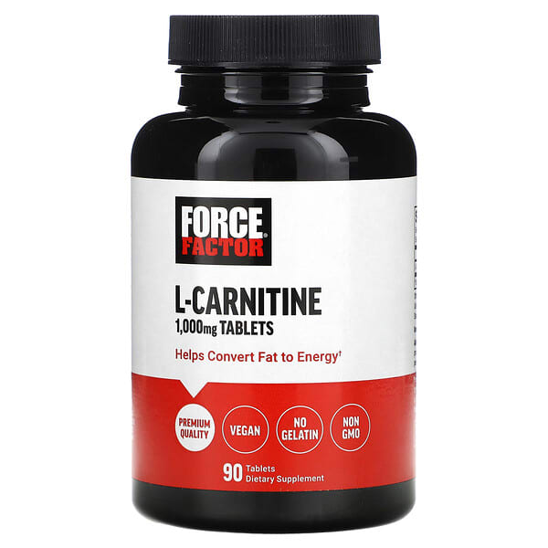 Force Factor, L-肉堿，1000 毫克，90 片