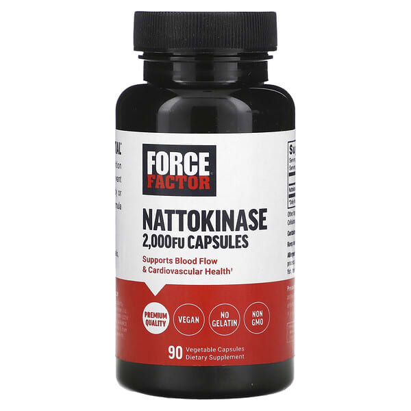 Force Factor, 納豆激酶,2,000 FU,90 粒素食膠囊