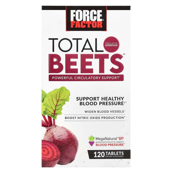 Force Factor, Total Beets，強大的循環系統幫助，120 片