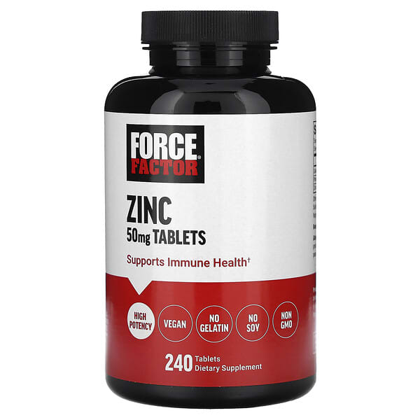 Force Factor, 鋅片，50 毫克，240 片