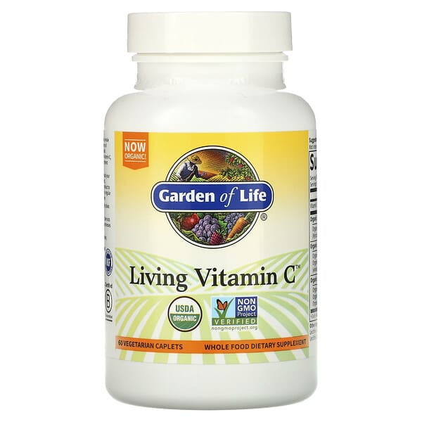 Garden of Life, 維生素C膳食補充膠囊,60粒