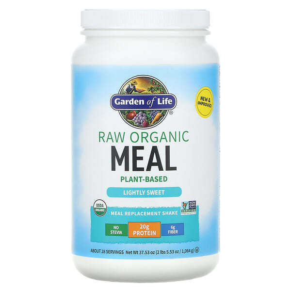 Garden of Life, RAW 有機膳食，奶昔和代餐粉，2 磅 5 盎司（1,038 克）