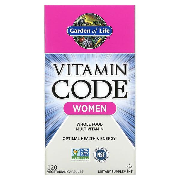 Garden of Life, Vitamin Code,女性全食多維生素,120 粒素食膠囊