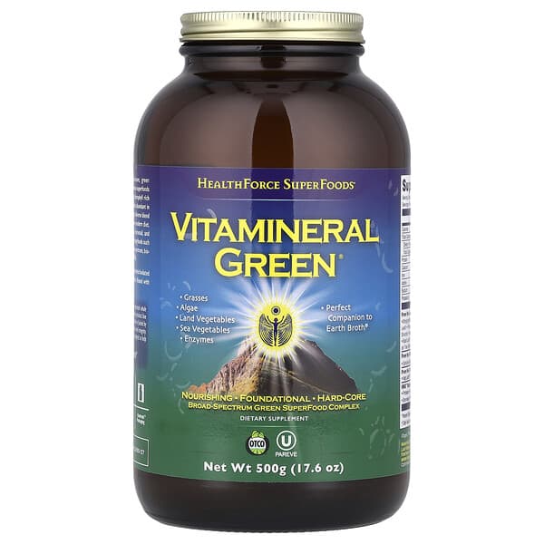 HealthForce Superfoods, Vitamineral Green，版本 5.3，17.64 盎司（500 克）