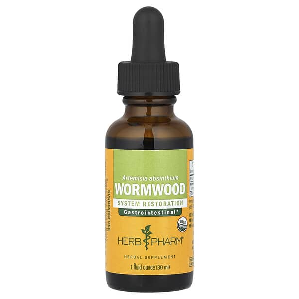 Herb Pharm, 苦艾液體提取物，395 毫克，1 液量盎司（30 毫升）