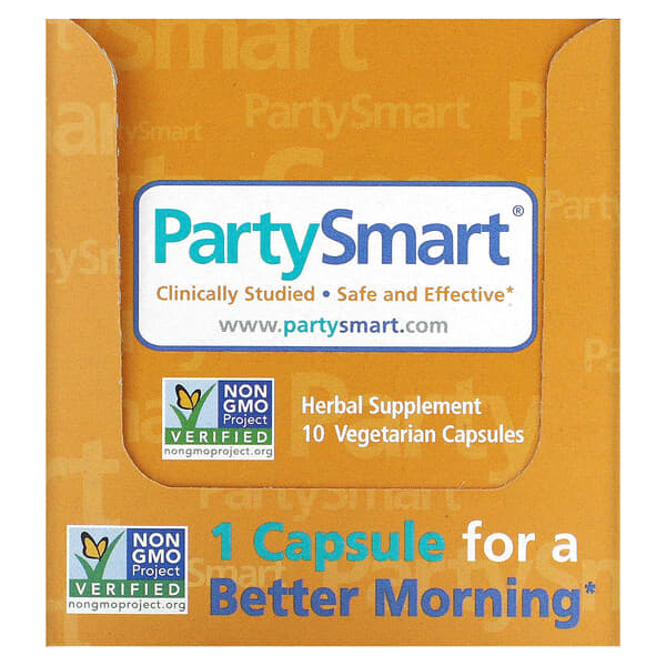Himalaya, PartySmart，10 包，每包 1 粒素食膠囊