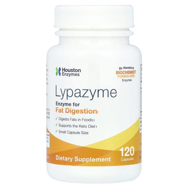 Houston Enzymes, Lypazyme，120粒膠囊